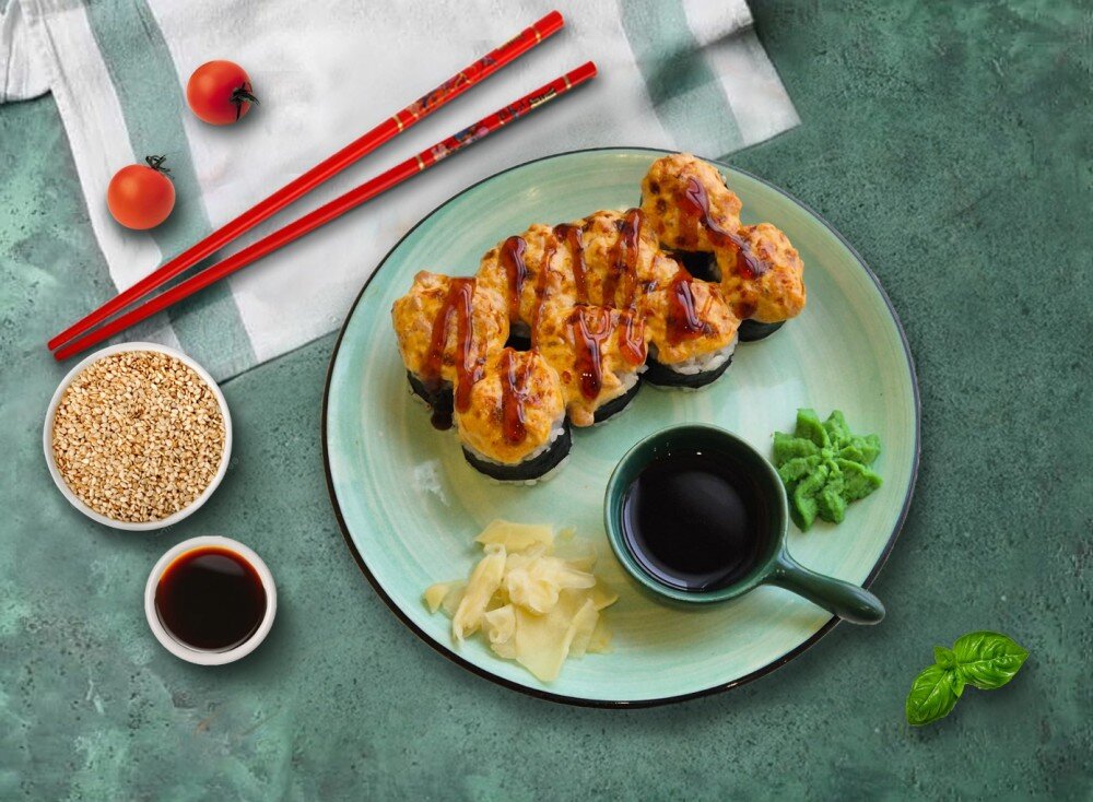 Горячий ролл с Тунцом