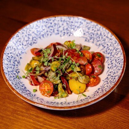 *Салат Охотничий с копчеными колбасками