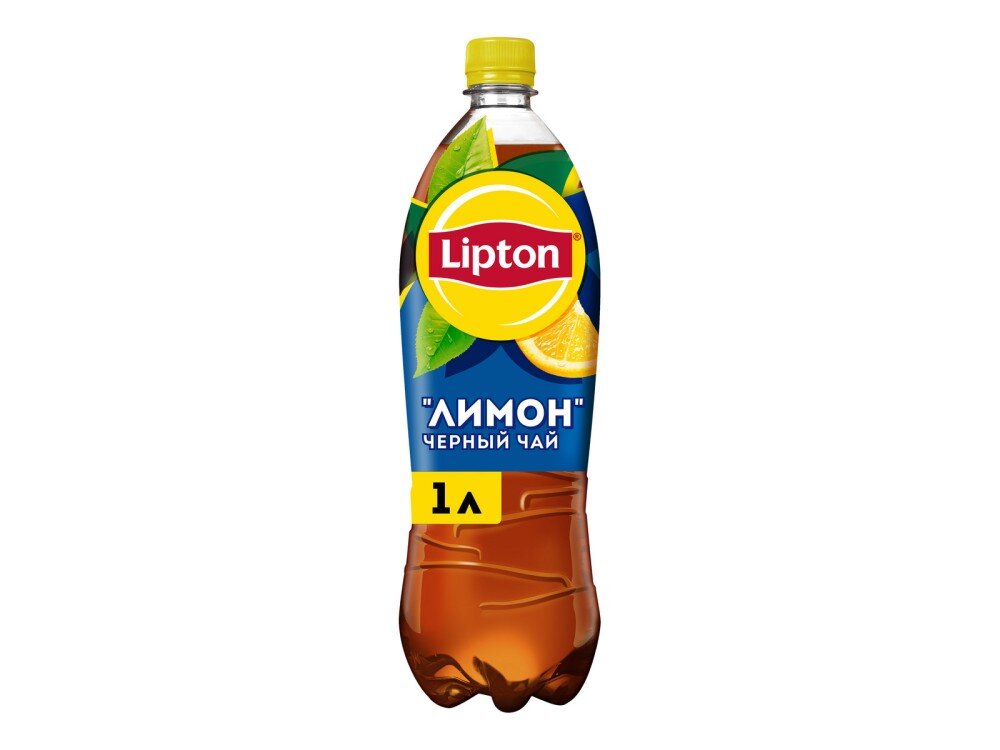 Холодный чёрный чай "Lipton Лимон"