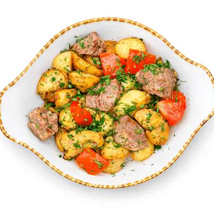 Говядина с овощами, 280 г