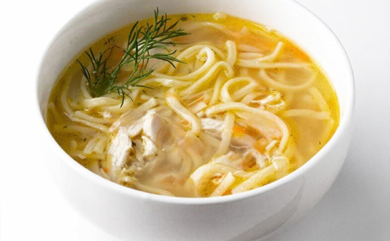 Куриный суп с лапшой