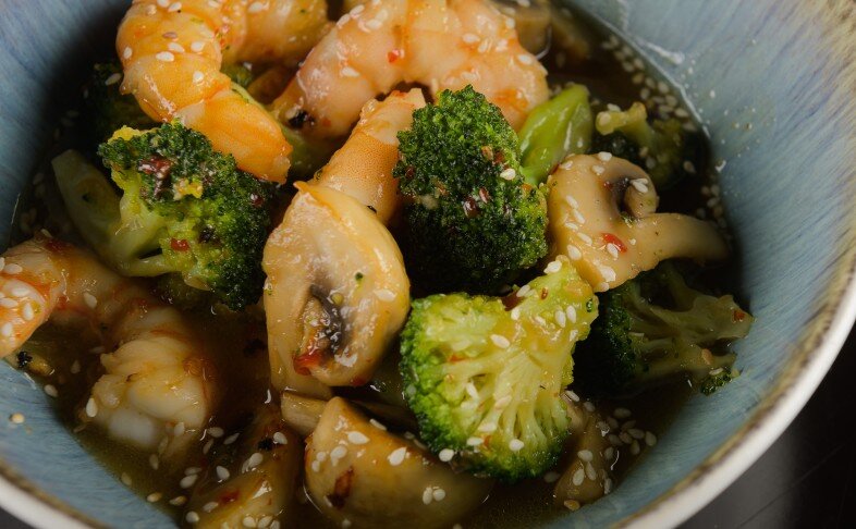 Поке с креветкой