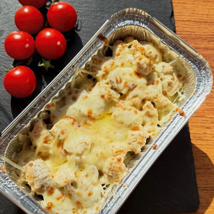 Скоблянка с курицей и грибами