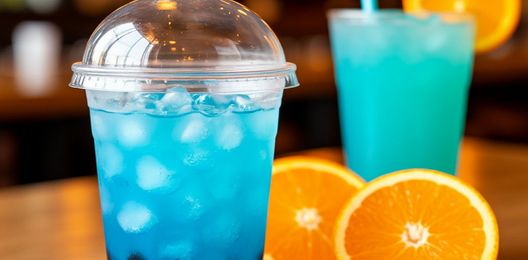 Бабл лимонад - СИНИЙ АПЕЛЬСИН