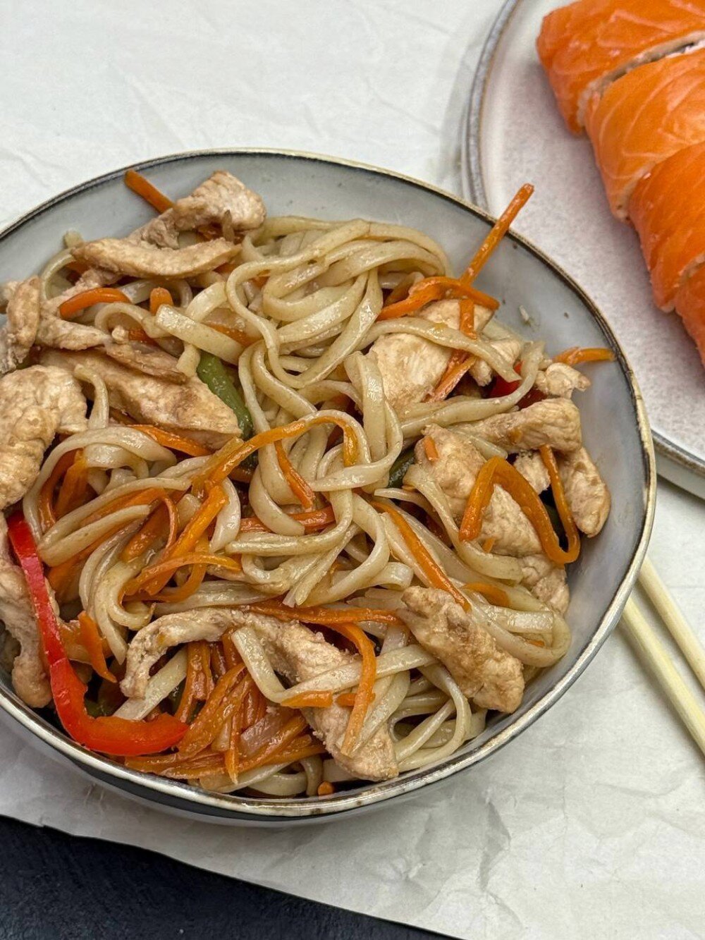 Wok c курицей