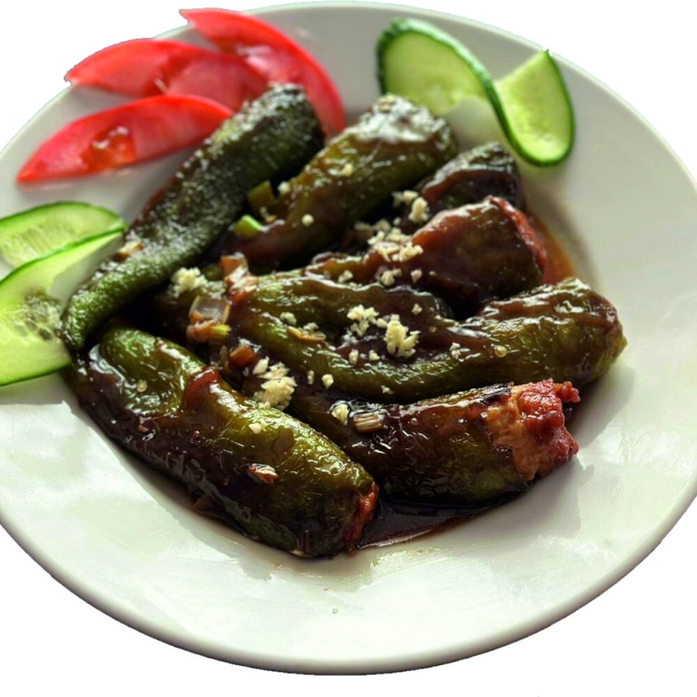 Острый перец фаршированный мясом