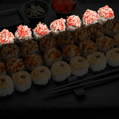 Снежный краб с икрой