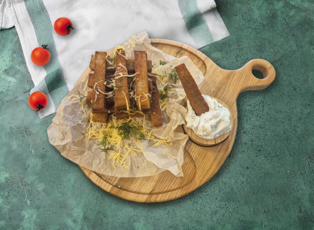 Гренки с чесноком и Пармезаном