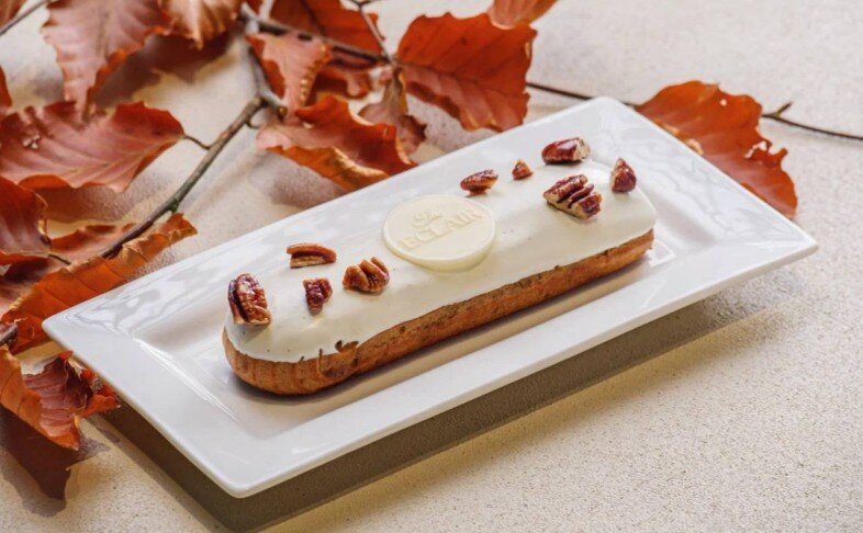 Эклер пекан-ваниль