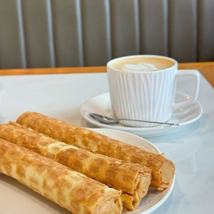 Трубочка с вареной сгущенкой