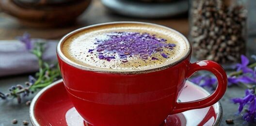 Лавандовый капучино