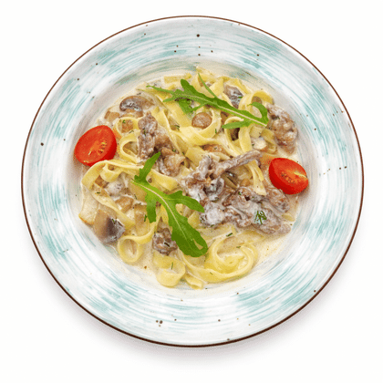 Тальятелле с говядиной и грибами, 300г