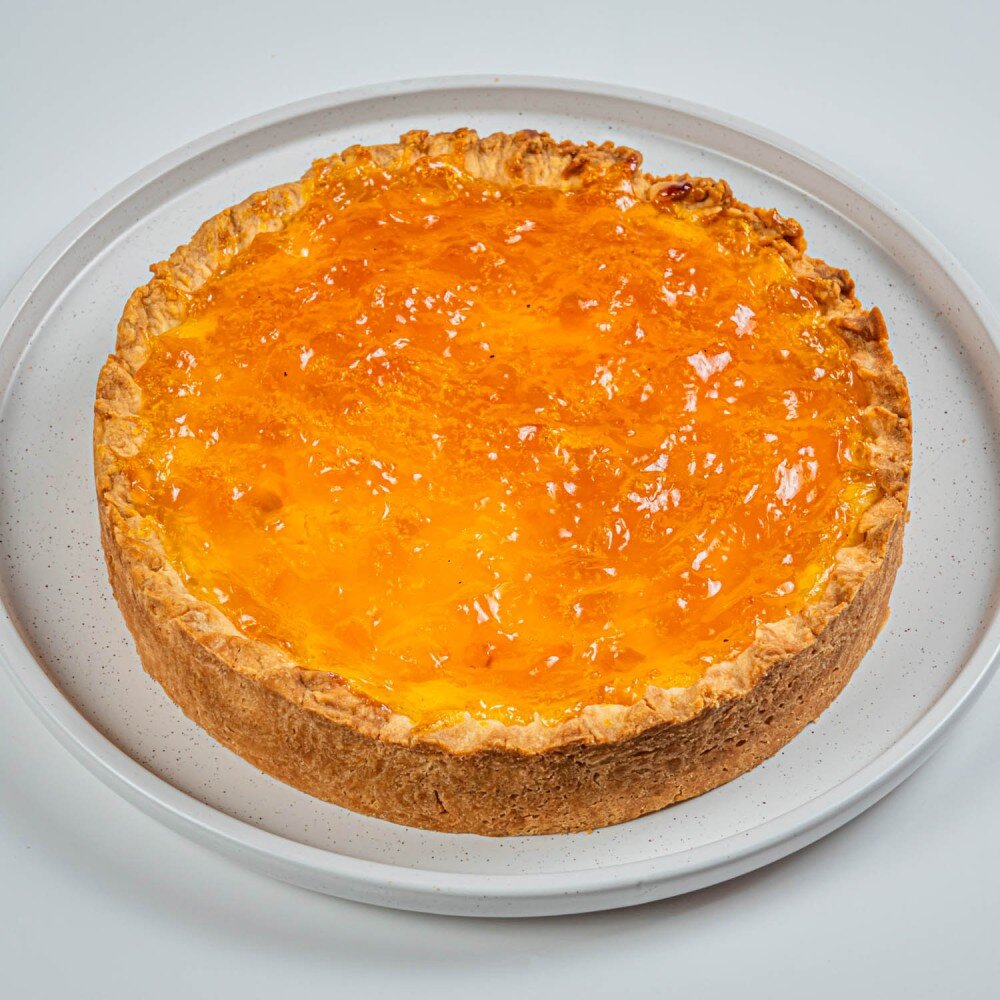 Пирог песочный "Манго с творогом"