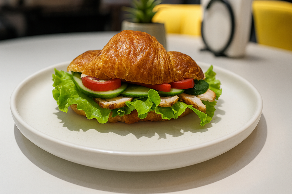 Круассан с курицей