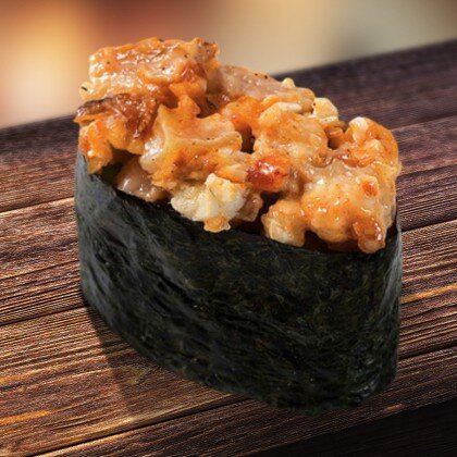 Острые суши с угрем