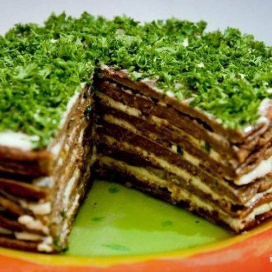 Торт печеночный (печень)