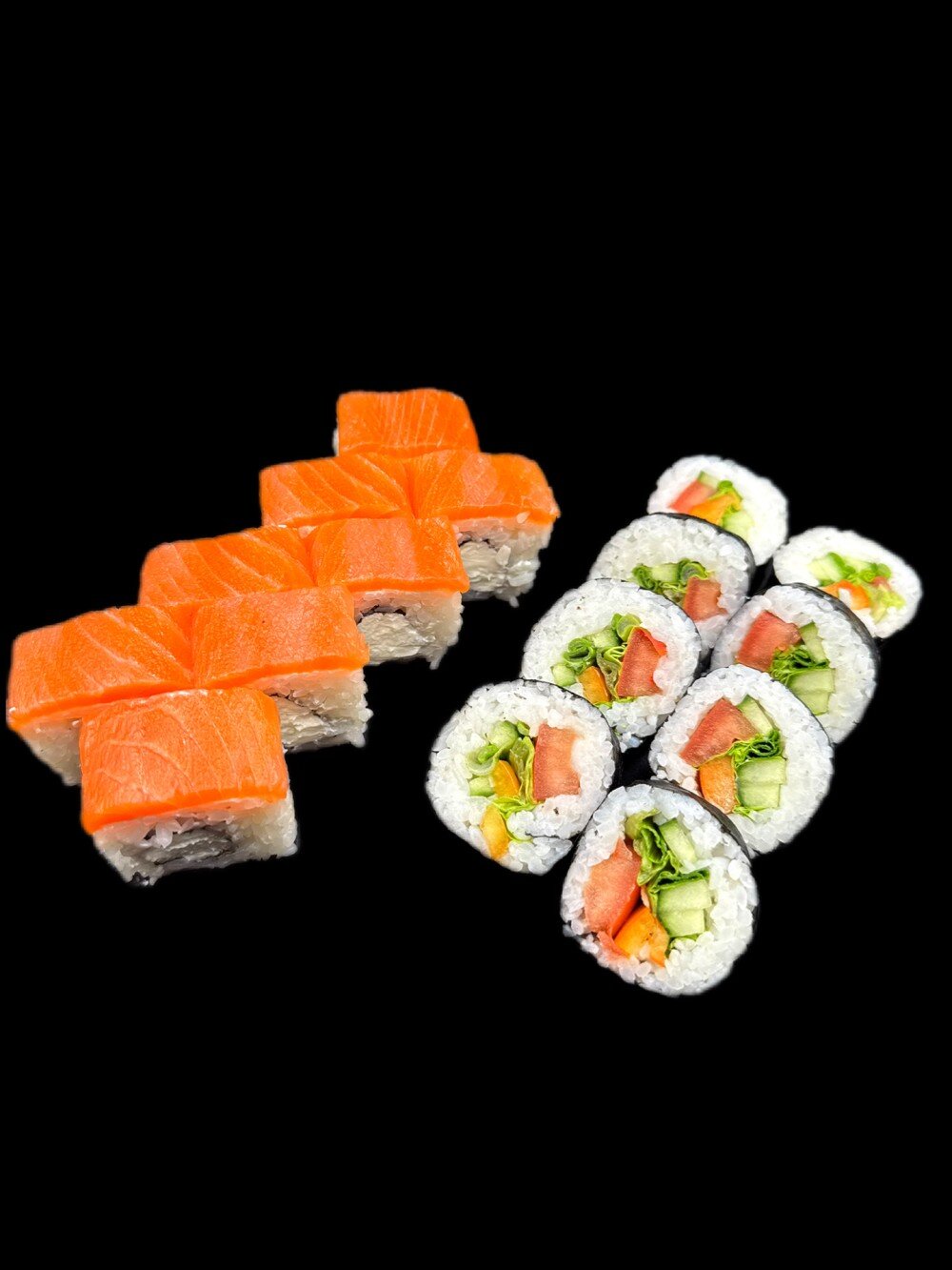 Филадельфия Лайт + Овощной ролл