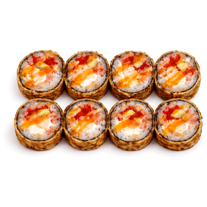 Жареная Филадельфия Радуга, 8 шт (270 г)