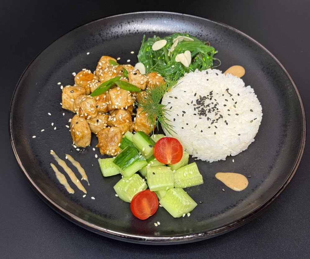 Курица спайси с рисом