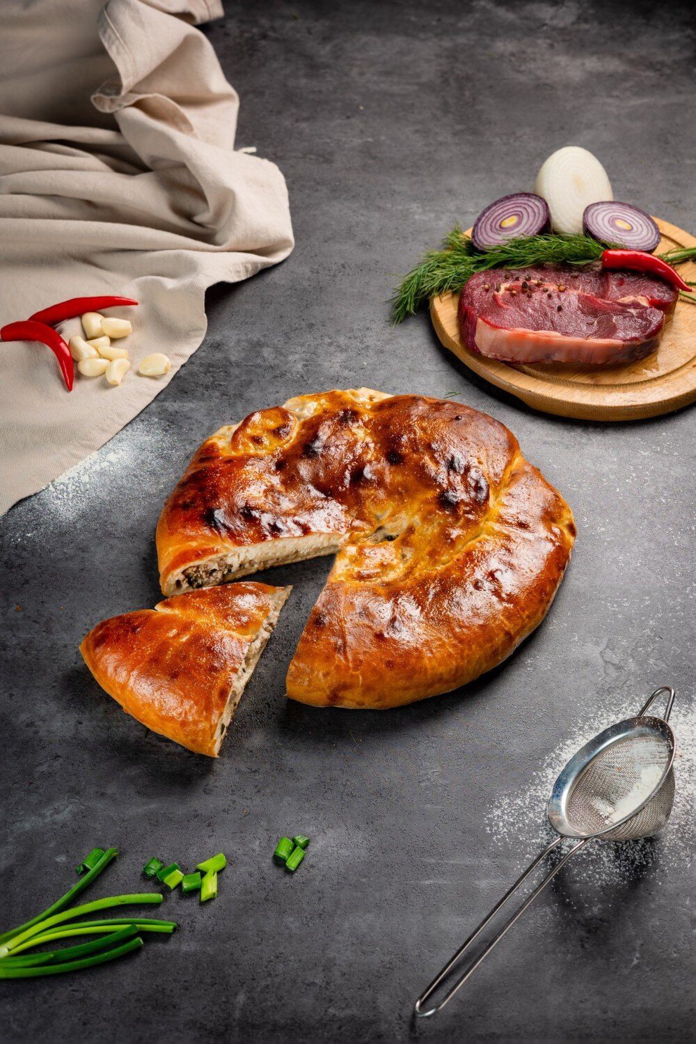 Пирог с мясом