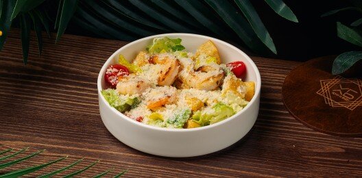 Цезарь "ХБ" с королевскими креветками