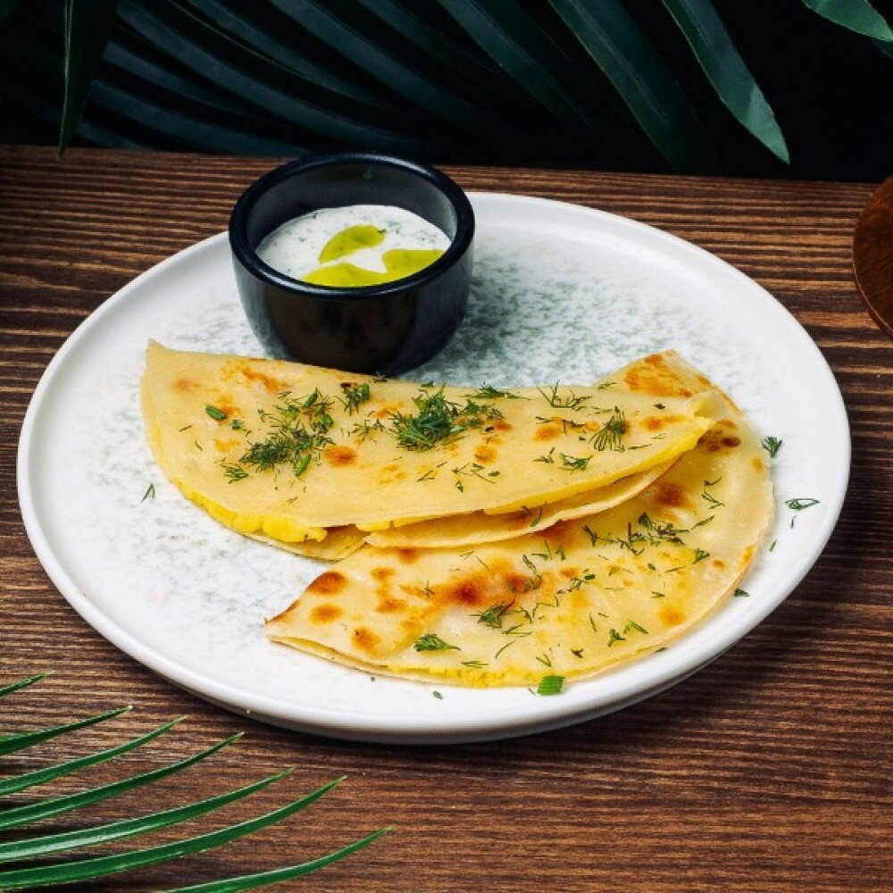 Кыстыбый с картофелем