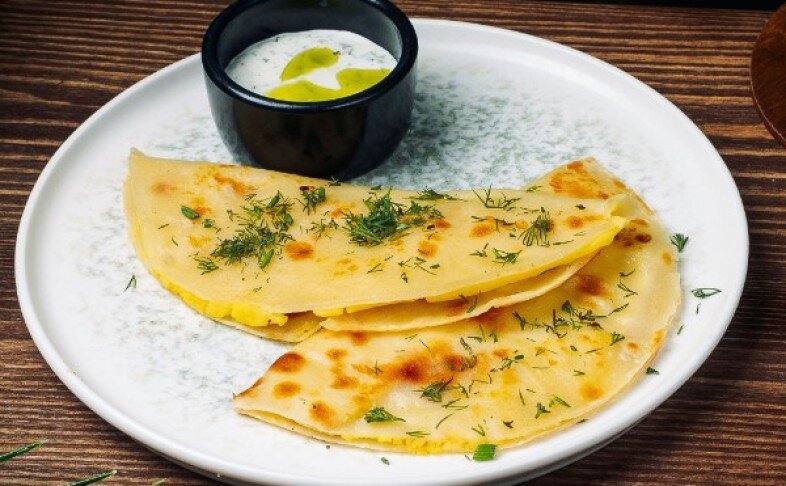 Кыстыбый с картофелем