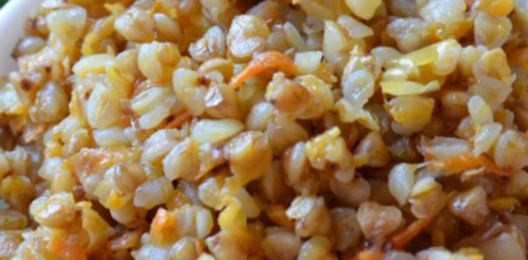 Греча с овощами (вес 150гр)