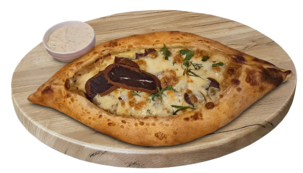 Пиде с Бастурмой