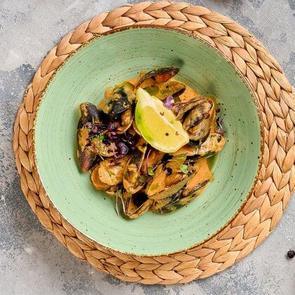 Мидии в соусе Том-Ям