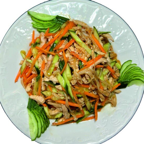 Салат Китайские узелки