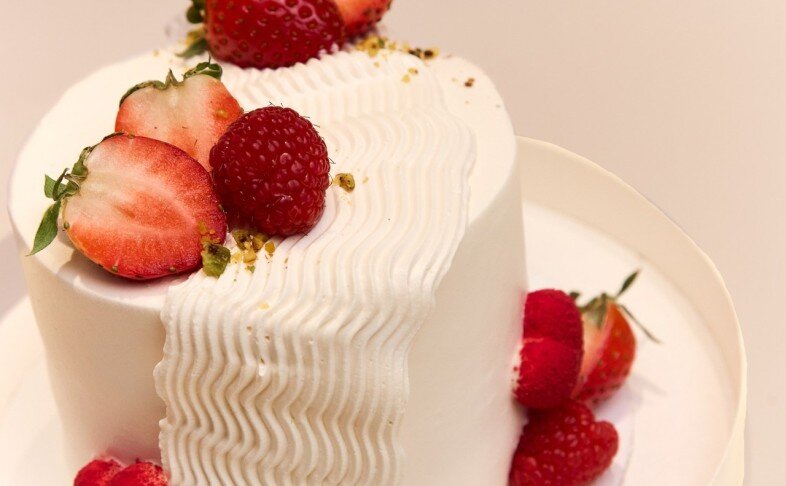 Торт "Фисташка-Малина"