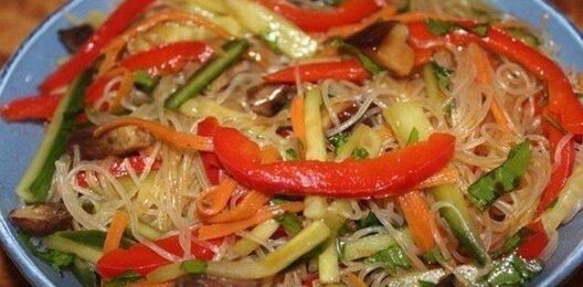 Фунчоза с  овощами