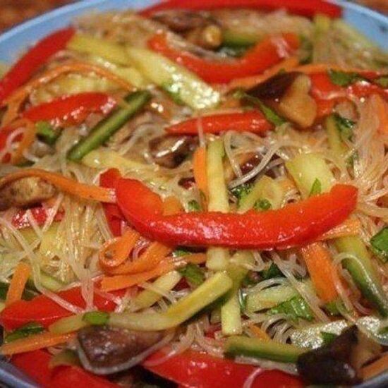 Фунчоза с  овощами