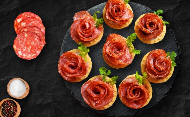 Тарталетки Салями