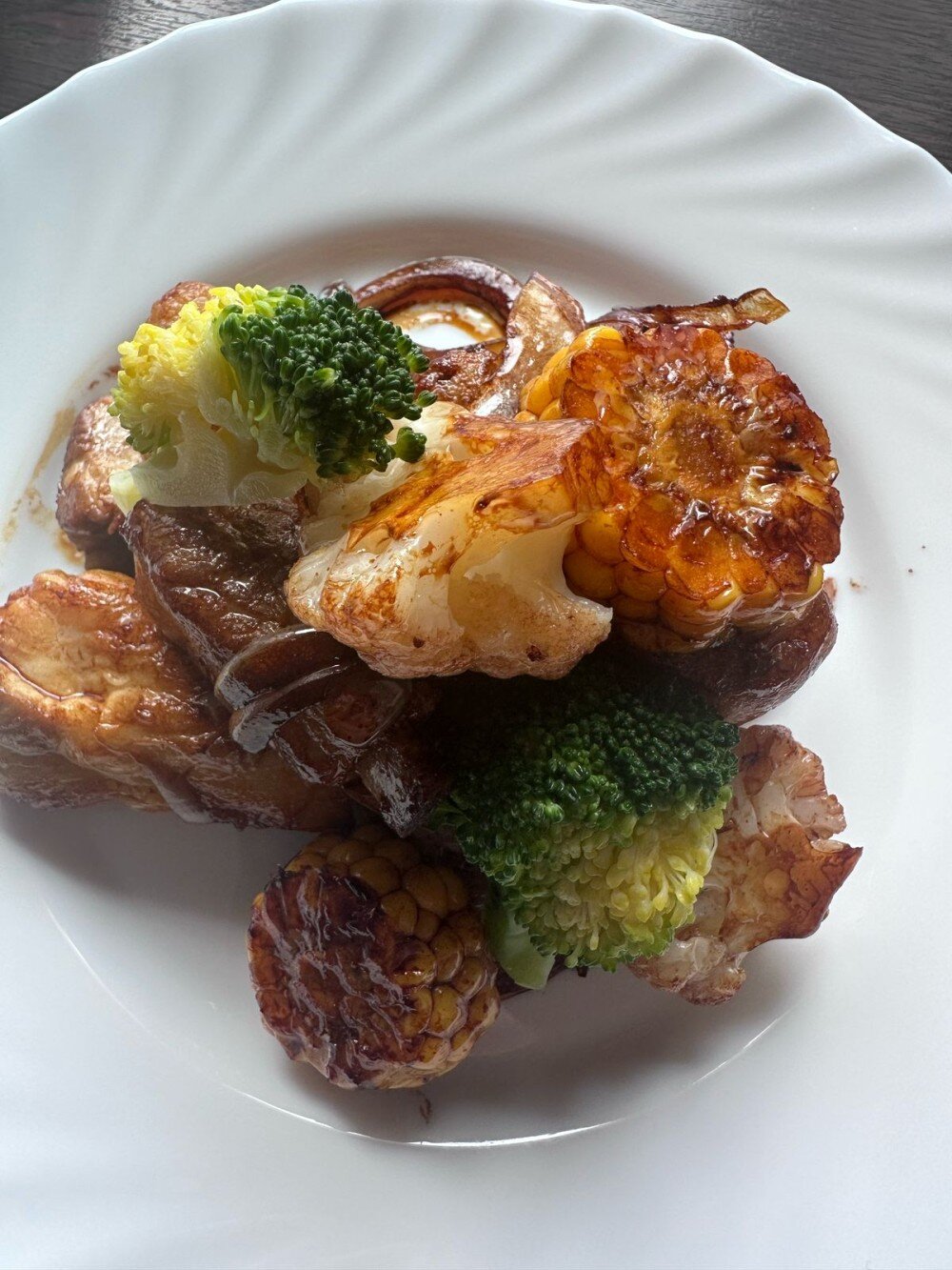 #57 Рёбрышки свиные с овощами