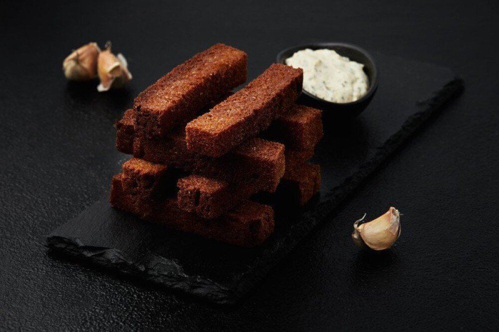 Гренки чесночные