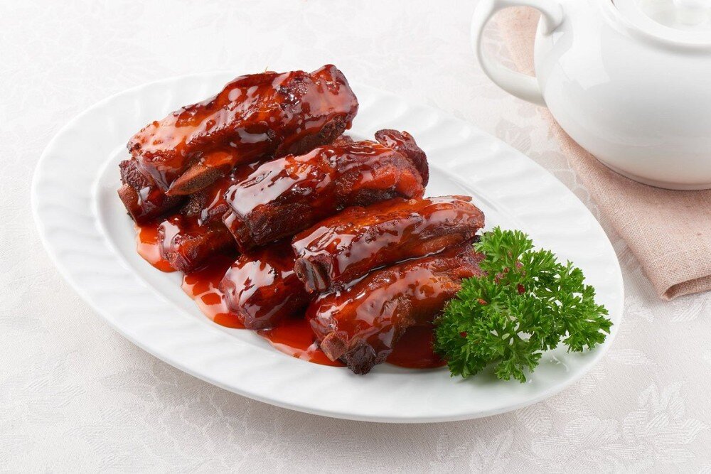 Свиные ребрышки BBQ