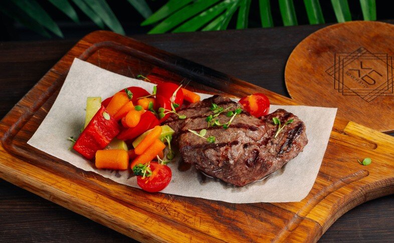 Медальоны с овощами на пару