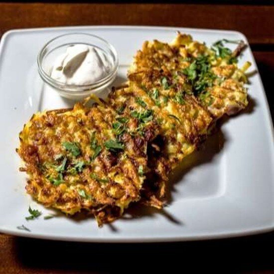 Драники с беконом