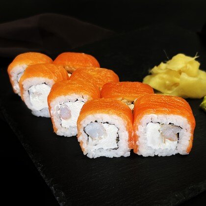 Ролл «Филадельфия» с креветкой | премиум