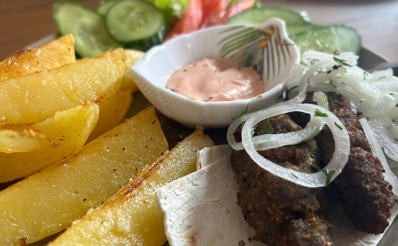 Сытная тарелка