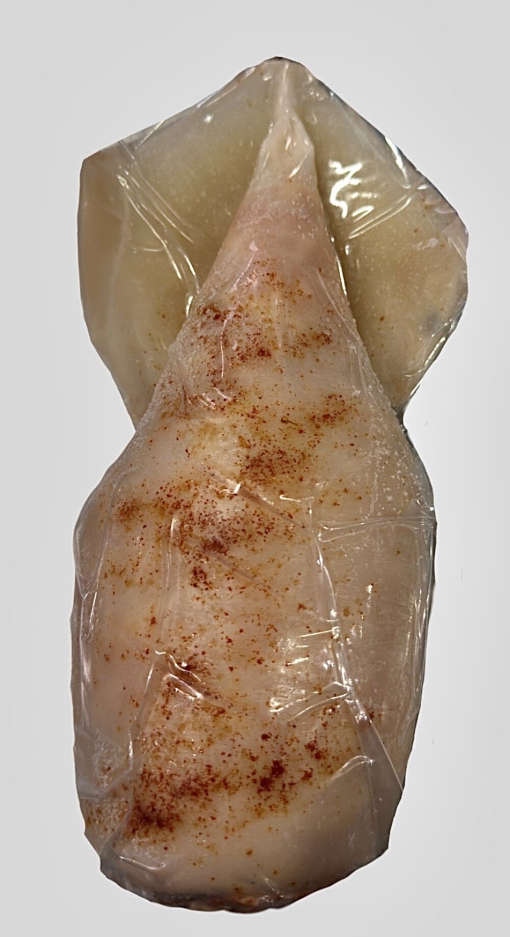 Кальмар фаршированный рыбой лососевых пород и гребешком, кг