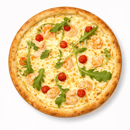 Пицца Тигровые креветки, 530 г