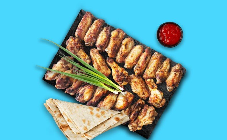 Крылышки с мангала XL