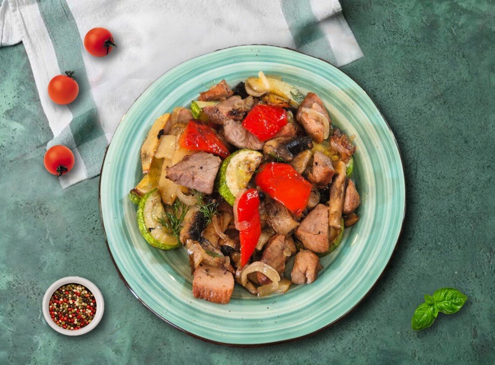 Горячая сковородка курица