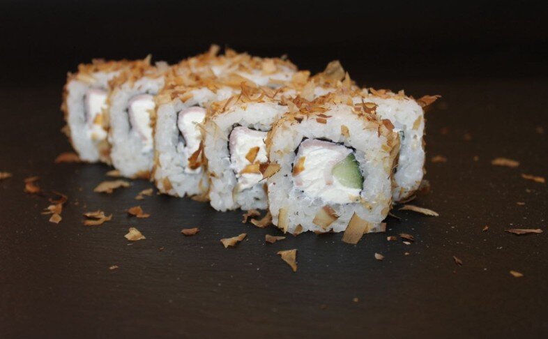 Бонито с беконом