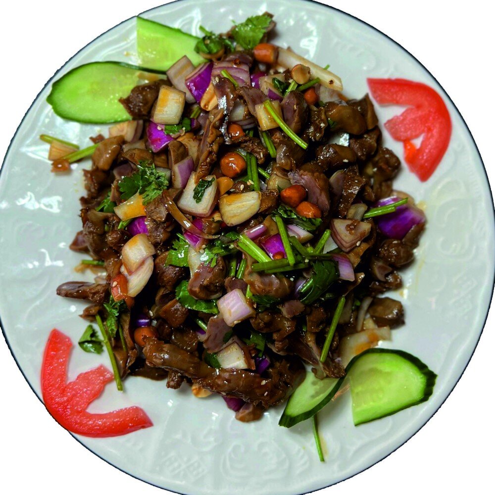 Салат из куриных желудочек китайская кухня с доставкой или с собой