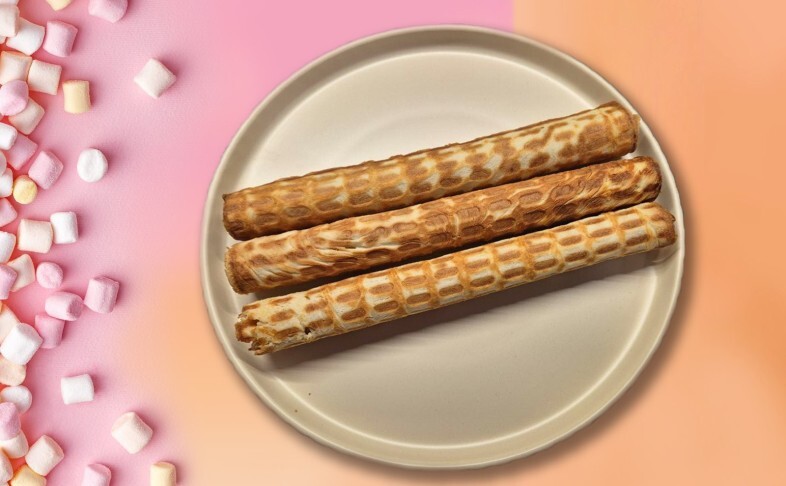 Вафельная трубочка с варенкой 1шт