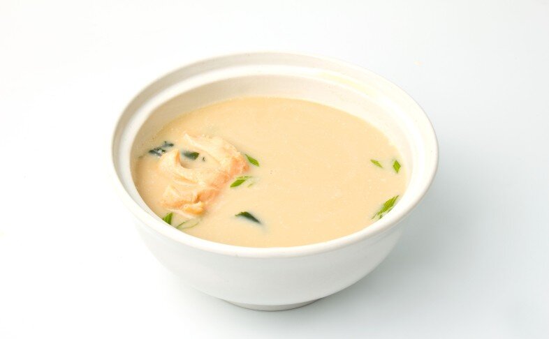 Сливочный суп с креветками
